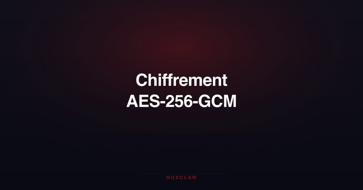 Chiffrement AES-256-GCM pour chatbot IA